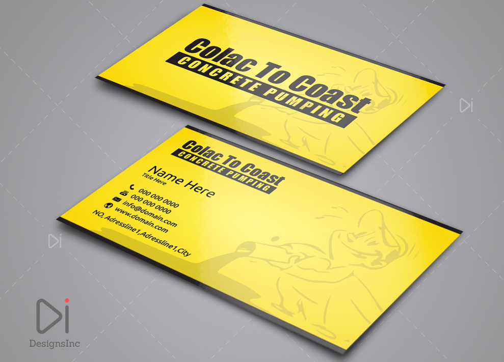 Business Card Design by Design Inc for Colac To Coast Concrete Pumping | Design #12121884