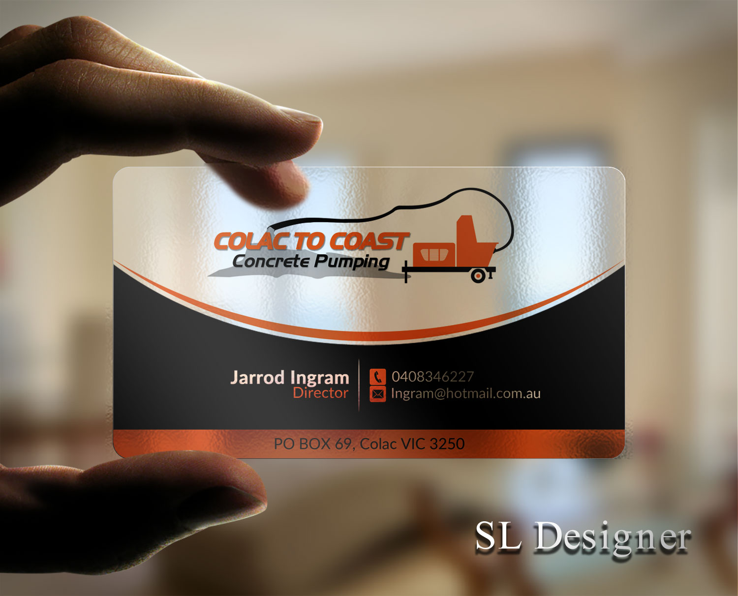 Business Card Design by SL Designer for Colac To Coast Concrete Pumping | Design #12072846