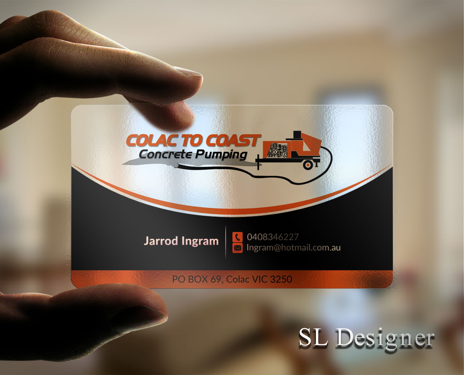 Business Card Design by SL Designer for Colac To Coast Concrete Pumping | Design #12088099