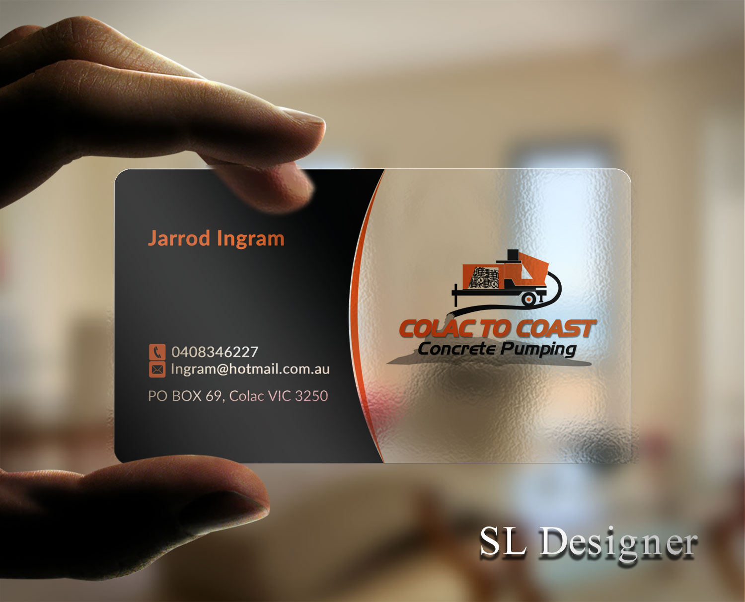 Business Card Design by SL Designer for Colac To Coast Concrete Pumping | Design #12088102