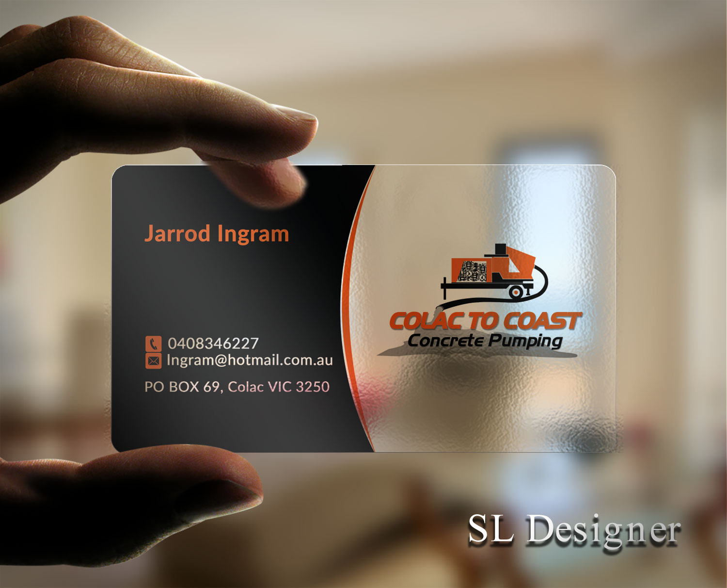 Business Card Design by SL Designer for Colac To Coast Concrete Pumping | Design #12088103