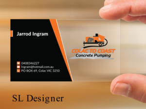 Business Card Design by SL Designer for Colac To Coast Concrete Pumping | Design: #12120371