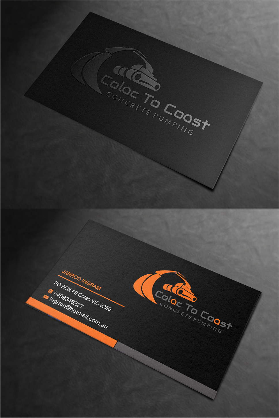 Business Card Design by Designs 2019 for Colac To Coast Concrete Pumping | Design #12149835