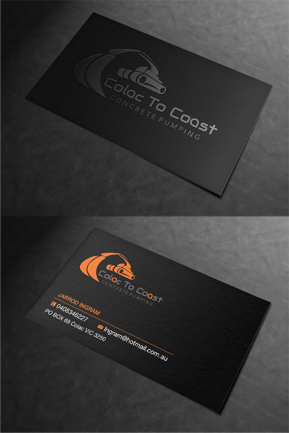 Business Card Design by Designs 2019 for Colac To Coast Concrete Pumping | Design #12149836