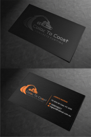 Business Card Design by Designs 2019 for Colac To Coast Concrete Pumping | Design: #12149837