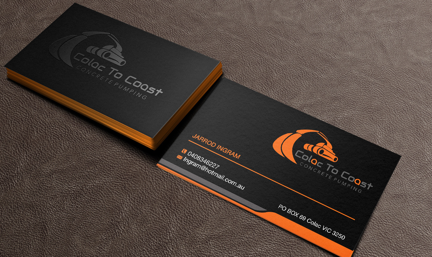 Business Card Design by Designs 2019 for Colac To Coast Concrete Pumping | Design #12149926