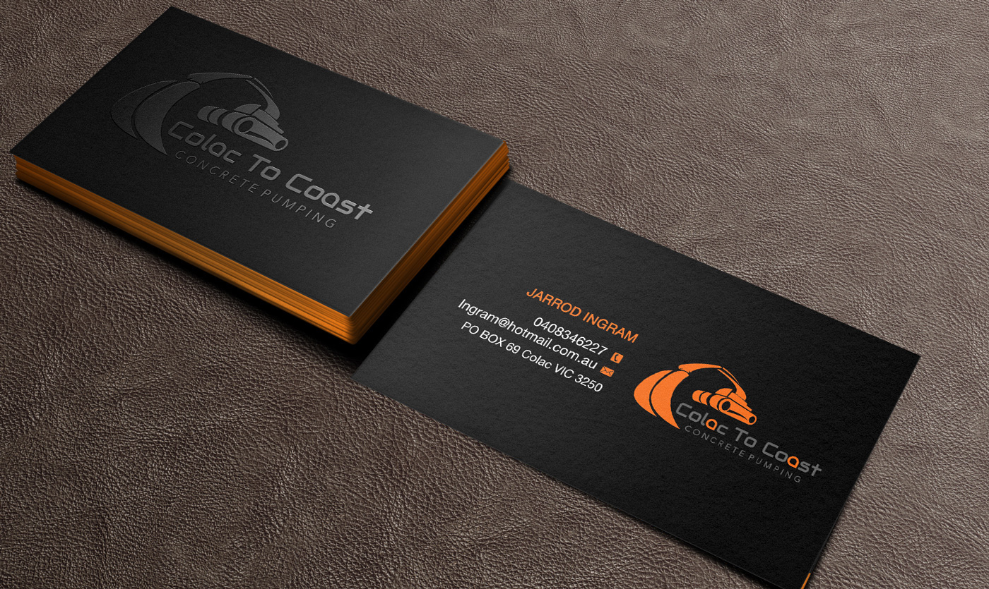 Business Card Design by Designs 2019 for Colac To Coast Concrete Pumping | Design #12149928