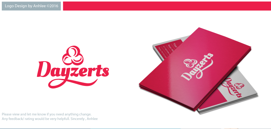Logo Design by Anhlee for Dayzerts Pty Ltd | Design #12058645