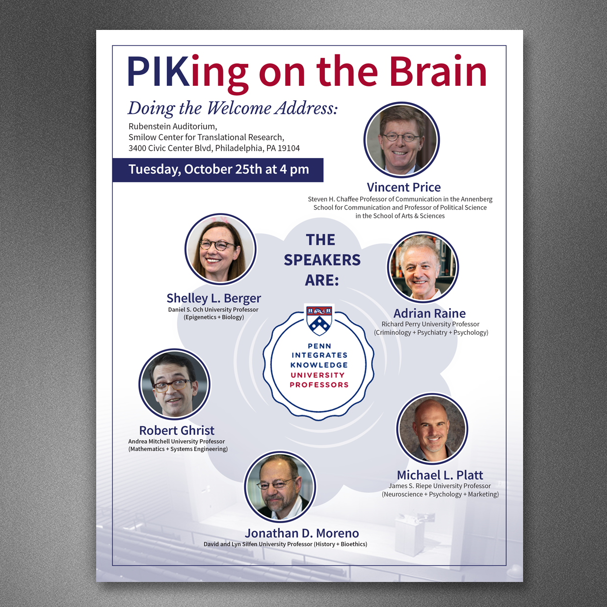 Flyer Design by popdesign¤ for University of Pennsylvania | Design #12065678