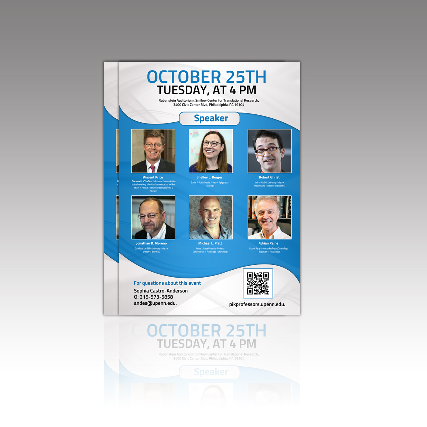 Flyer Design by creative.bugs for University of Pennsylvania | Design #12063658