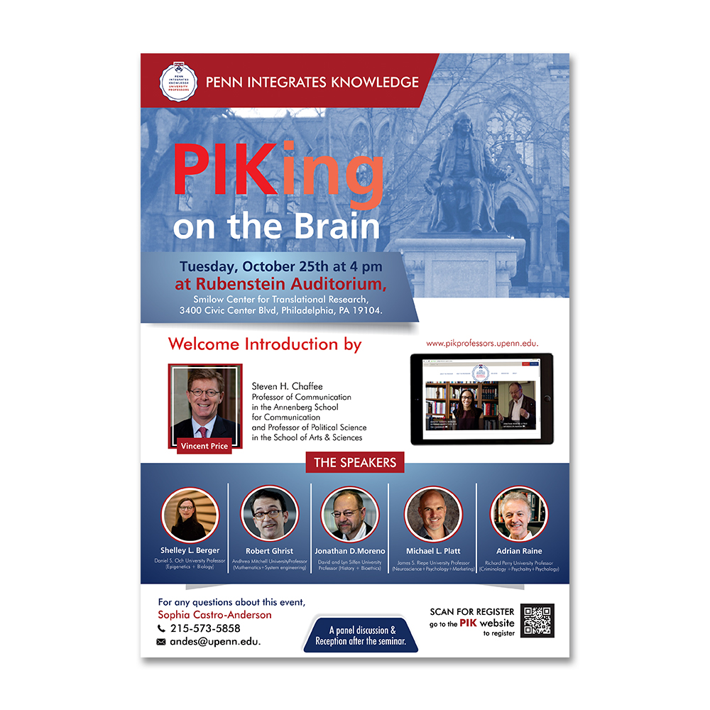 Flyer Design by ecorokerz for University of Pennsylvania | Design #12136169