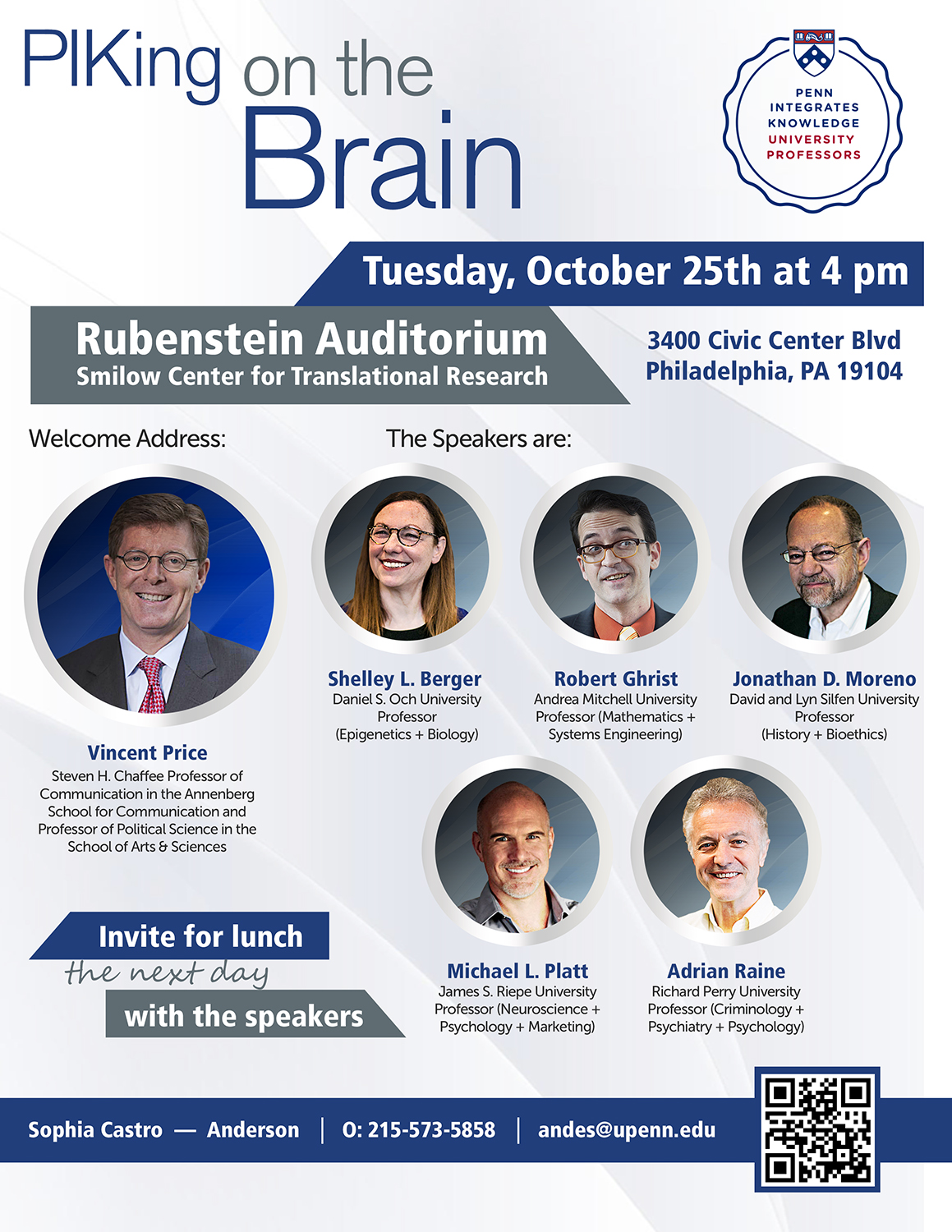 Flyer Design by CreativeTrends for University of Pennsylvania | Design #12067647
