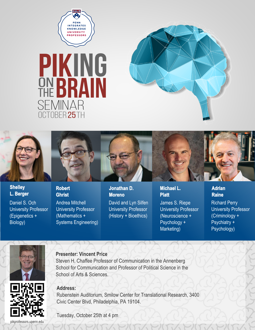 Design de Flyer par Angel Ascanio pour University of Pennsylvania | Design #12067381