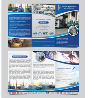 Brochure Design by alex989 for Precision Refrigeration | Design: #12268844
