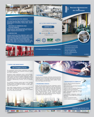 Brochure Design by alex989 for Precision Refrigeration | Design: #12297339