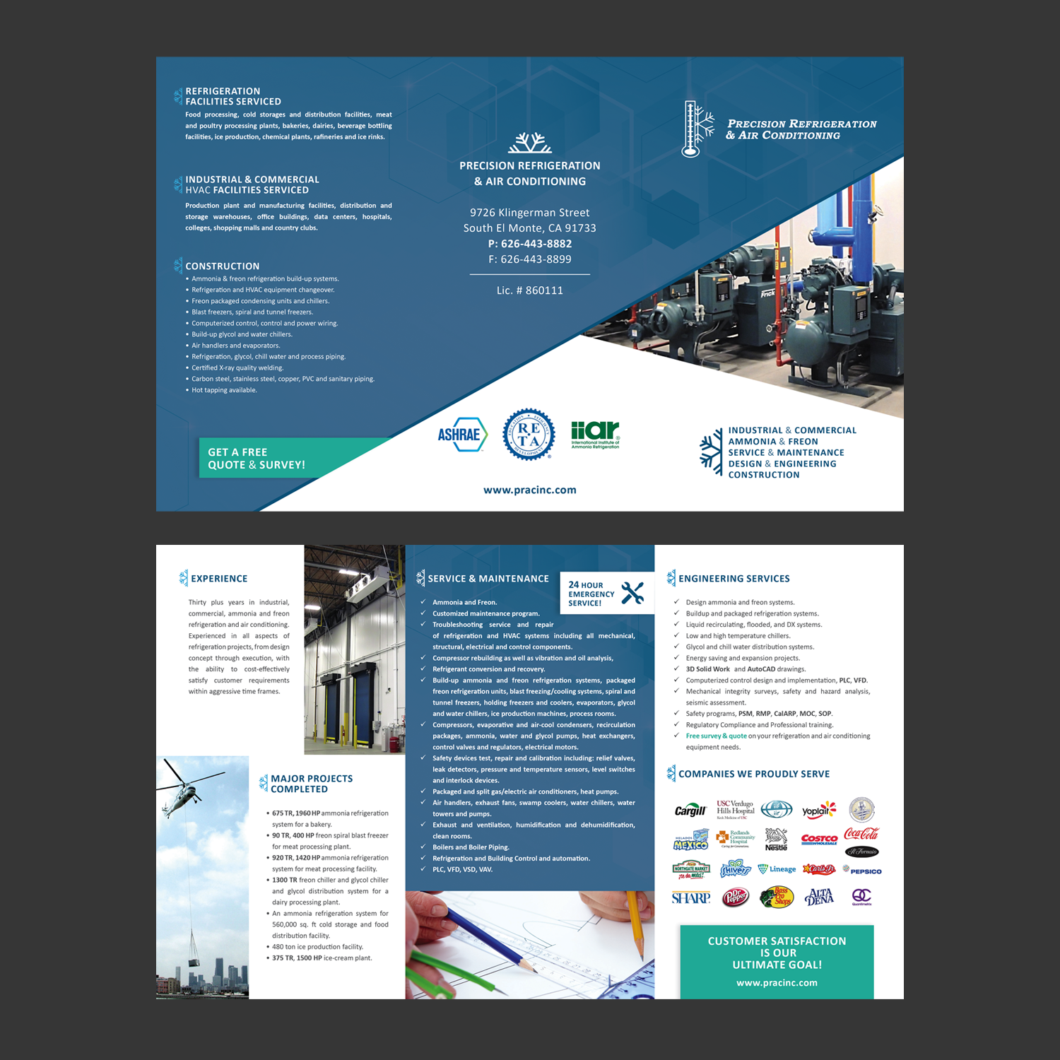 Design de Brochure par folker pour Precision Refrigeration | Design #12122212