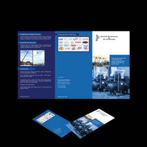Brochure Design by M K G for Precision Refrigeration | Design: #12224242