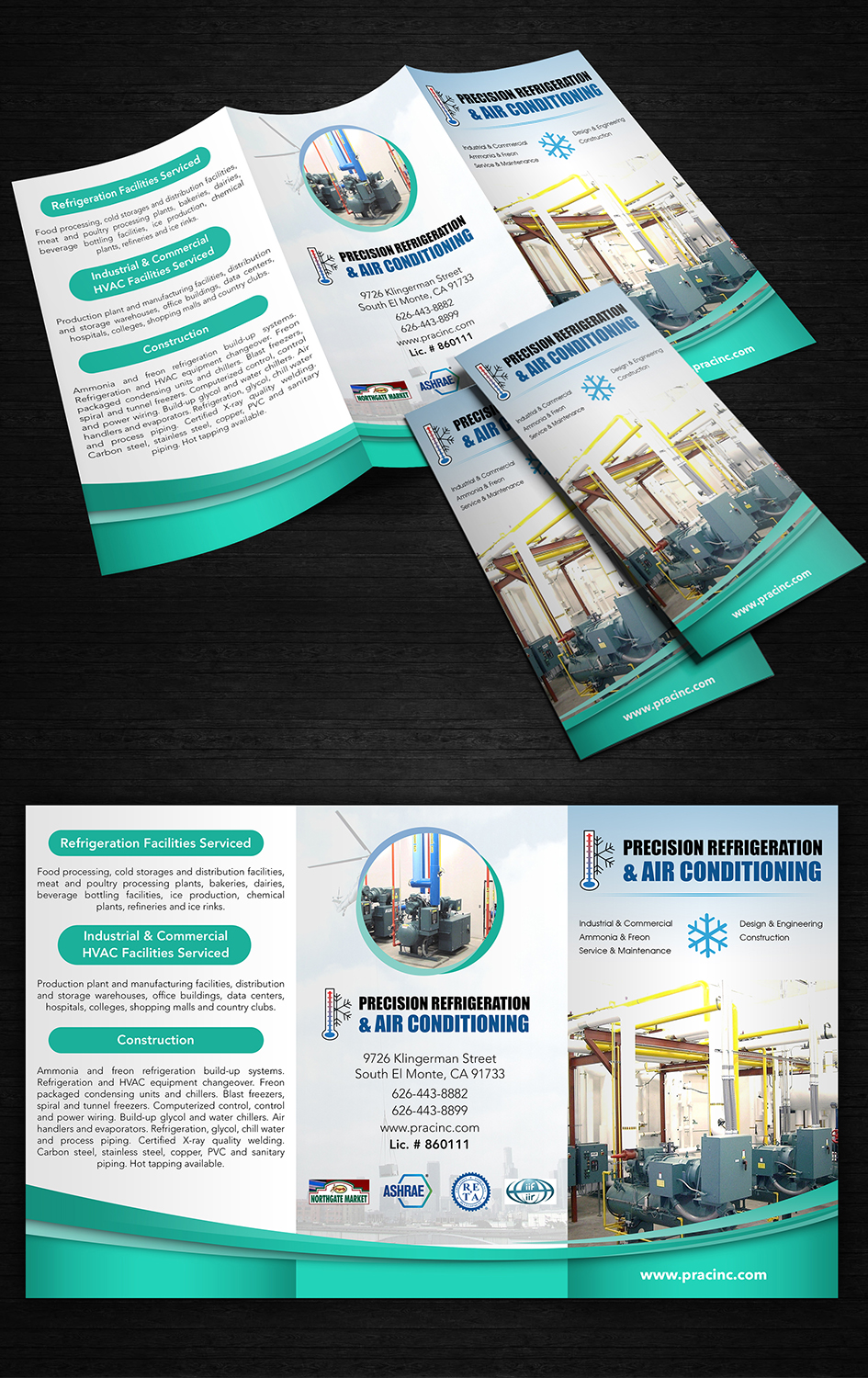 Design de Brochure par SAI DESIGNS pour Precision Refrigeration | Design #12145859