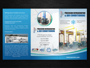 Brochure Design by SAI DESIGNS for Precision Refrigeration | Design: #12145860