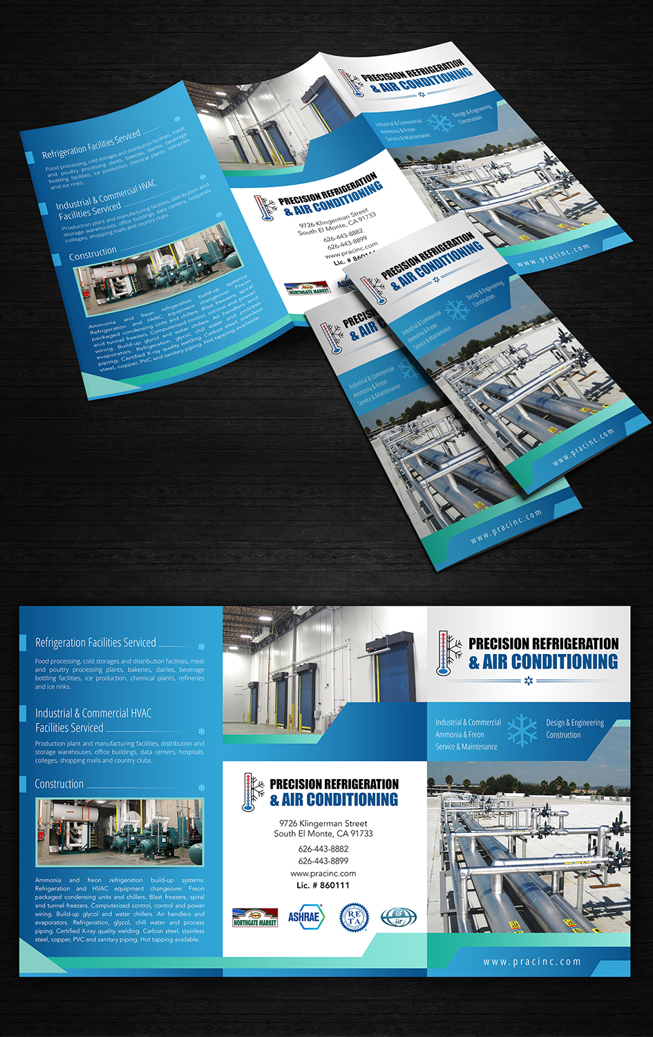 Design de Brochure par SAI DESIGNS pour Precision Refrigeration | Design #12161966