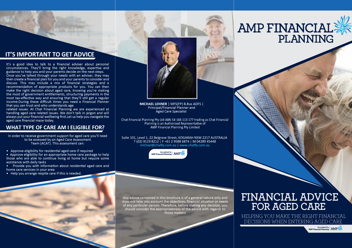 Brochure Design by Impressive Sol for Chat Financial Planning | Design #12162380