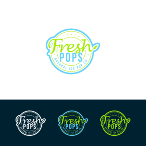 Logo Design by Dreams.MELO for Fresh Pops | Design: #12156213