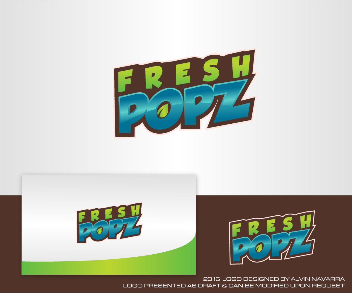 Logo Design by alvinnavarra for Fresh Pops | Design #12139841