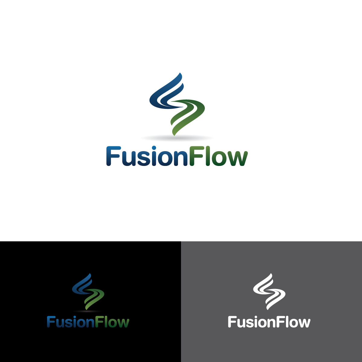 Logo Design by Oriu for Fusion Flow | Design #12130105