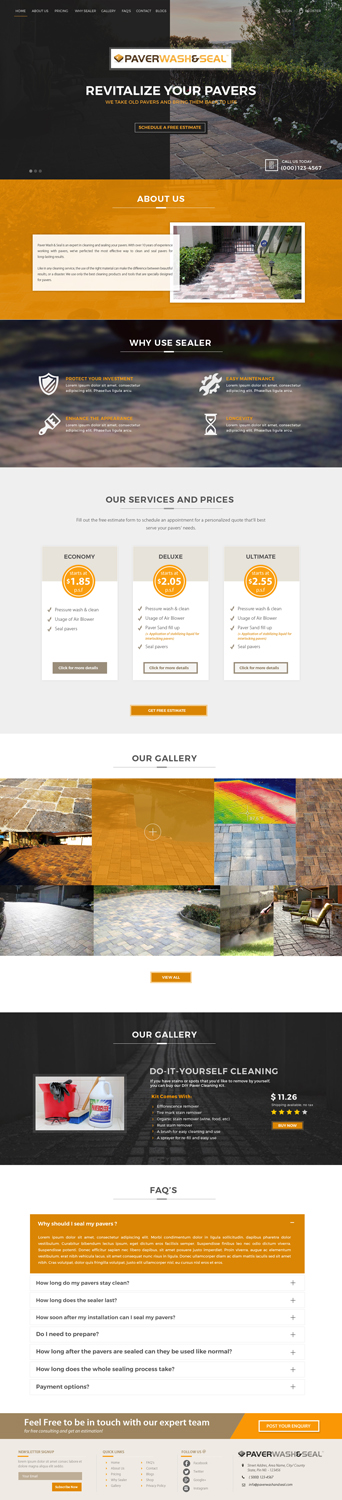Web-Design von webxvision für Go Pavers | Design #12275680