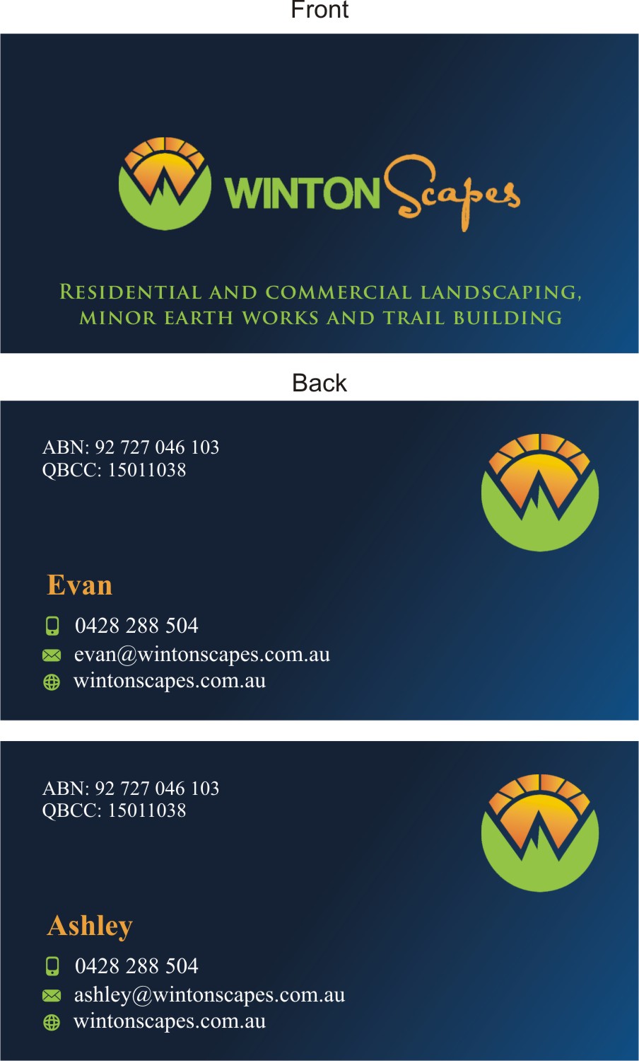 Business Card Design by Actives for this project | Design #12064331