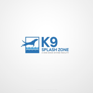 K9 Splash Zone (subheading:  A Dog Dock Diving Facility) | Logo Design by Alex Martin