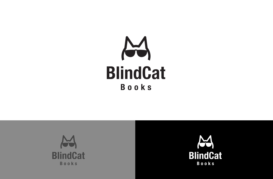 Logo Design by GLDesigns for Blind Cat Books | Design #12184274