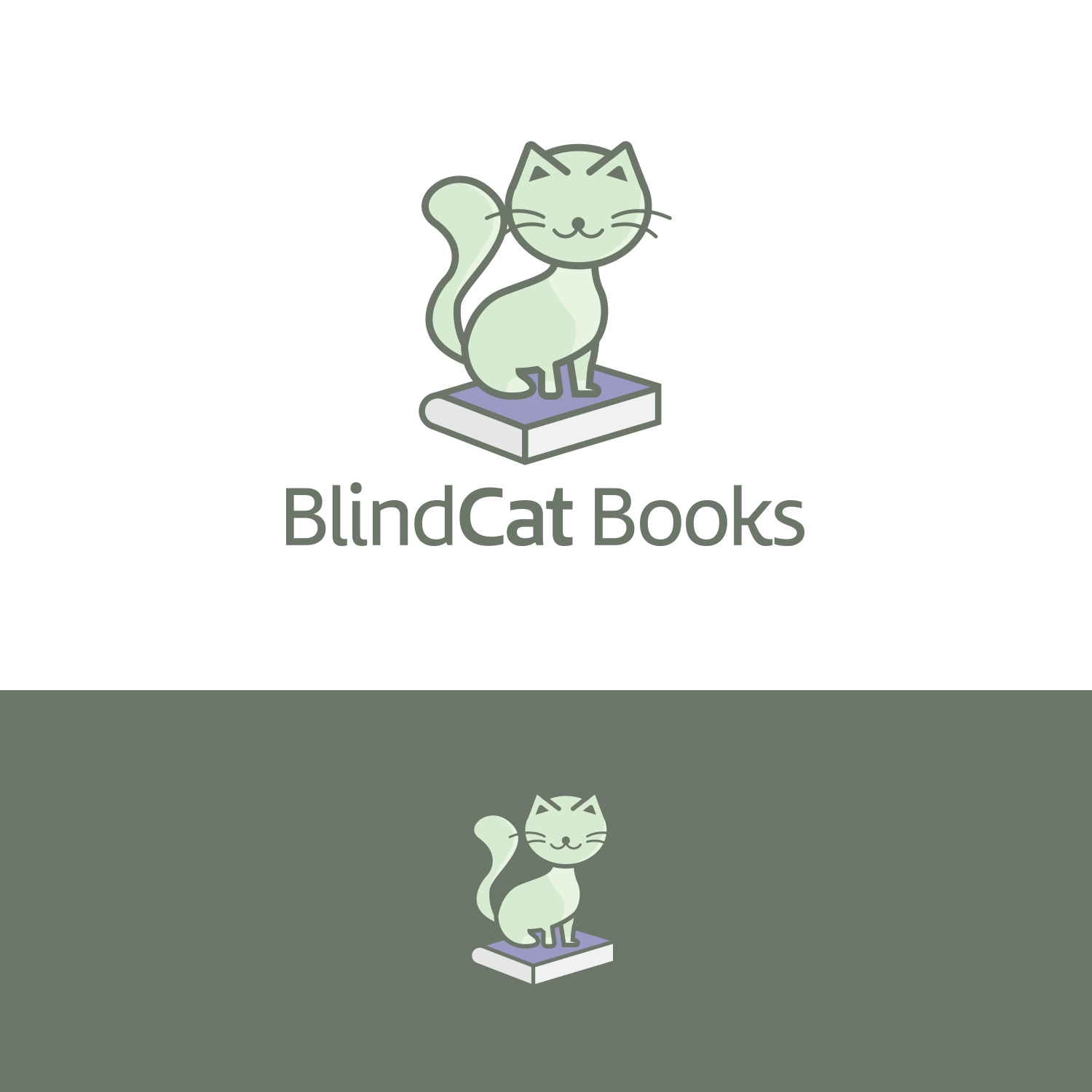 Logo-Design von Grapismo Brand Studio für Blind Cat Books | Design #12170788