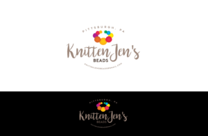 Logo Design by GLDesigns for KnittenJen's Beads | Design #12143645