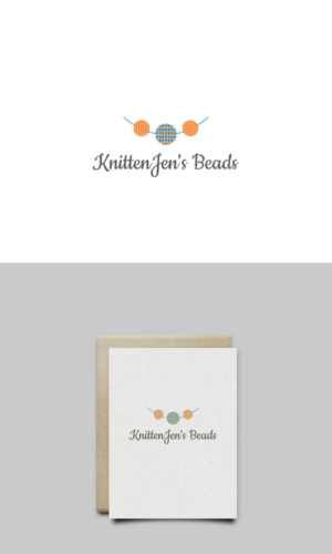 KnittenJen's Beads, Pittsburgh, PA, knittenjensbeads@gmail.com | Logo Design by macadesign