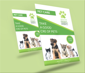 Healthy Paws Herbals: Extracts for Pets  | Diseño de Flyer por HAS