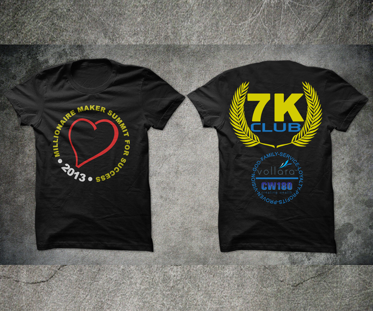 Diseño de Camiseta por vjosh para Seventh Success | Diseño #2406227