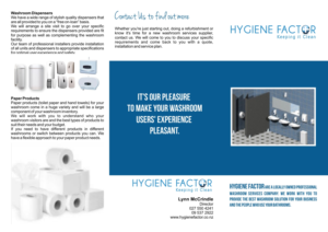 Flyer Design by Jyotsna for Hygiene Factor | Design #12352869