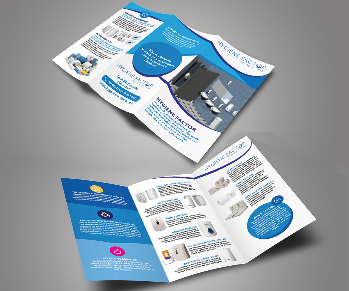 Diseño de Flyer por mcoco para Hygiene Factor | Diseño #12325589