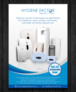 Flyer Design by ecorokerz for Hygiene Factor | Design #12196242