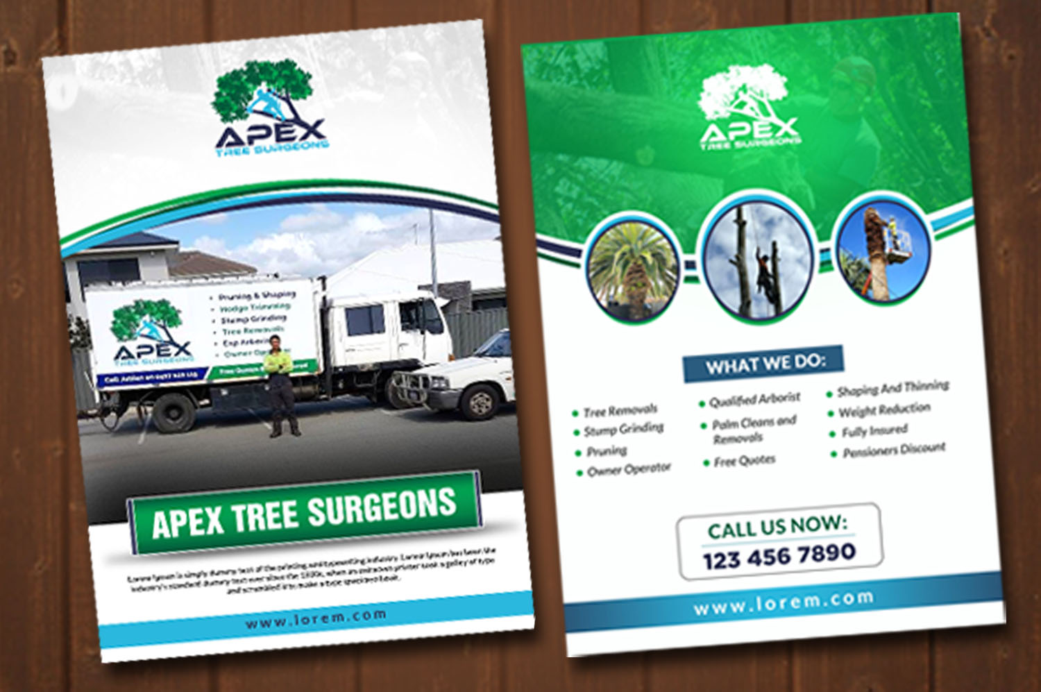 Flyer Design by debdesign for apex tree surgeons | Design #12128212