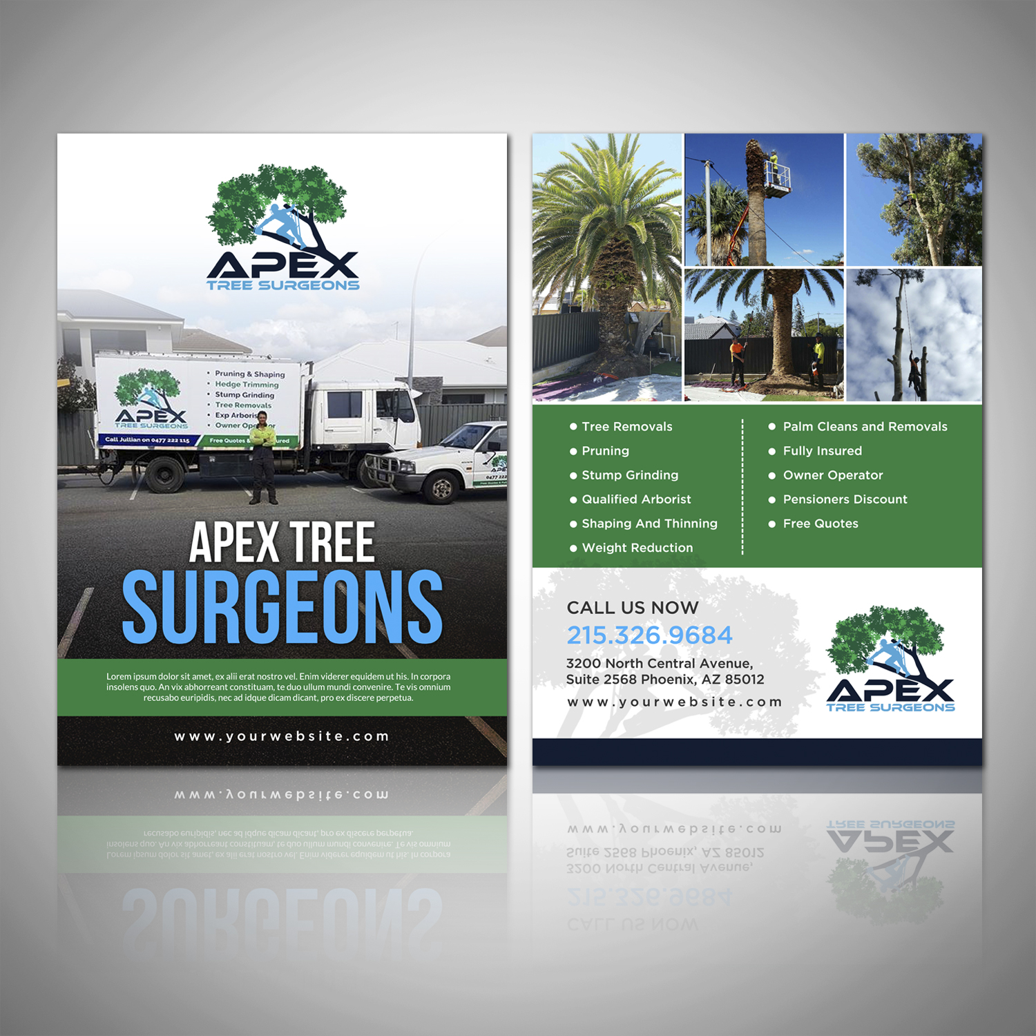 Flyer Design by creative.bugs for apex tree surgeons | Design #12127392