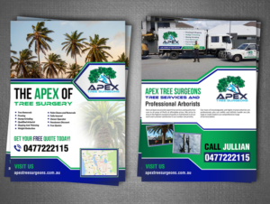 Diseño de Flyer por creative.bugs para apex tree surgeons | Diseño: #12136798