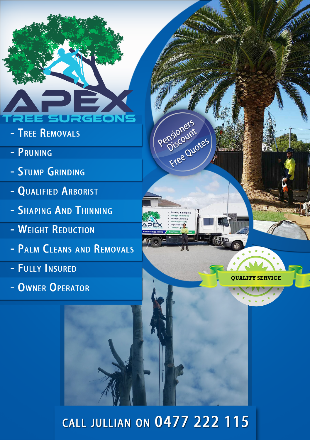 Flyer Design by nabla for apex tree surgeons | Design #12141454