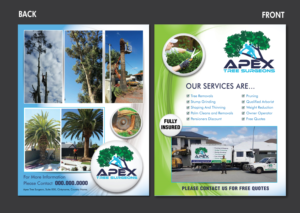 Diseño de Flyer por meet007 para apex tree surgeons | Diseño: #12156122