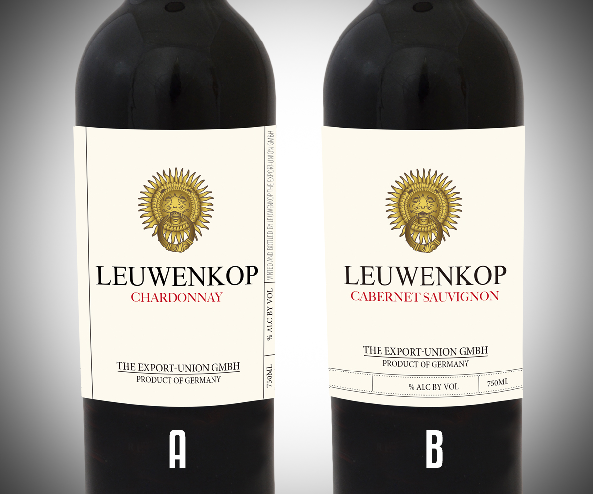 Label Design by Red-Tailed Hawkeye for Export Union GmbH | Design #12156485