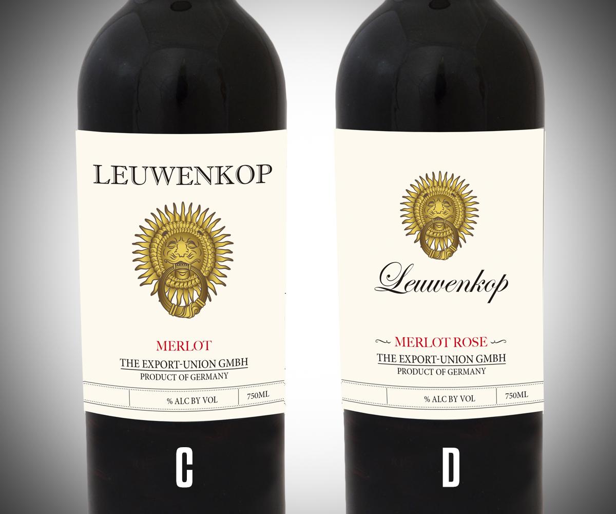 Label Design by Red-Tailed Hawkeye for Export Union GmbH | Design #12156486