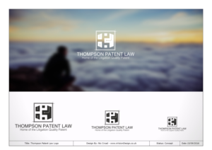 Diseño de Logo por nvisiondesign.co.uk para Thompson Patent Law Offices PC | Diseño: #12072322