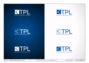 Diseño de Logo por nvisiondesign.co.uk para Thompson Patent Law Offices PC | Diseño: #12085014