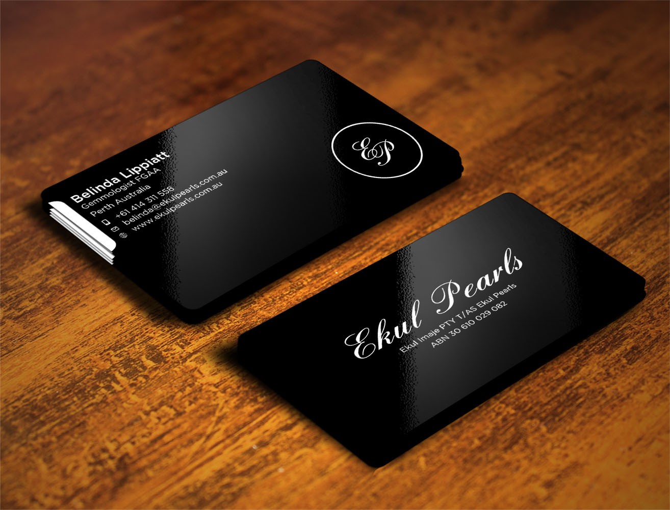 Business Card Design by Verified artistry (Design garden) for Ekul Pearls | Design #12124381